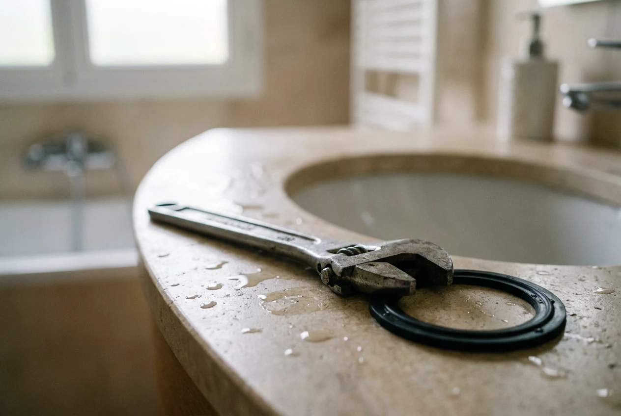 Réparation de fuites dans la salle de bain à La Turbie