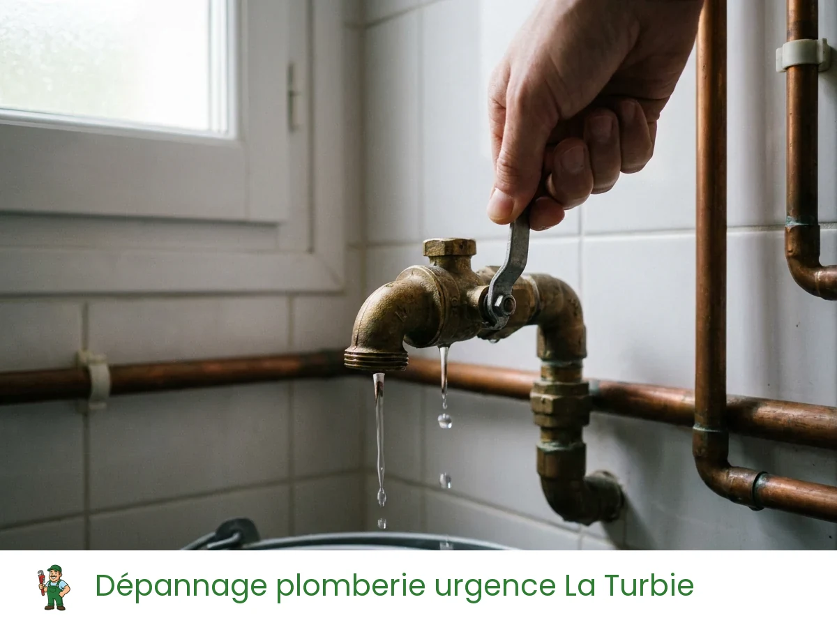 Dépannage plomberie urgence à La Turbie