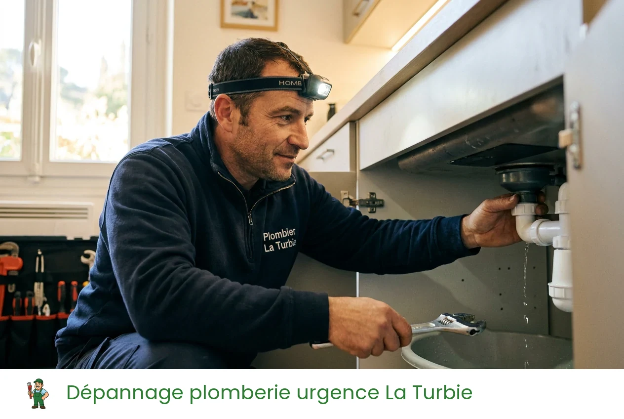Dépannage plomberie urgence à La Turbie