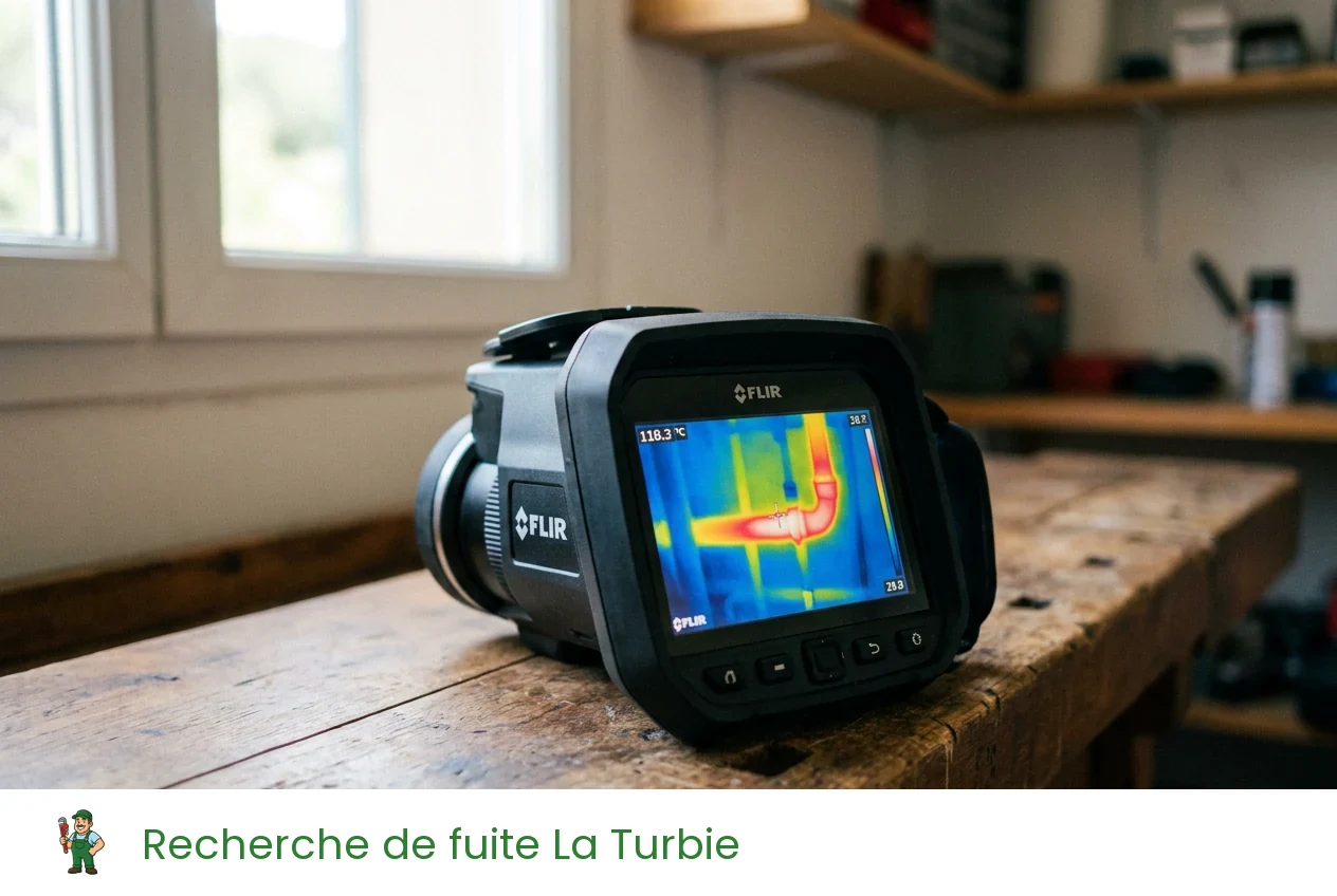 Recherche de fuite à La Turbie