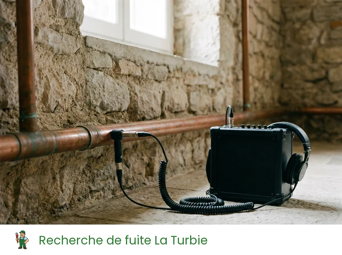 Recherche de fuite à La Turbie