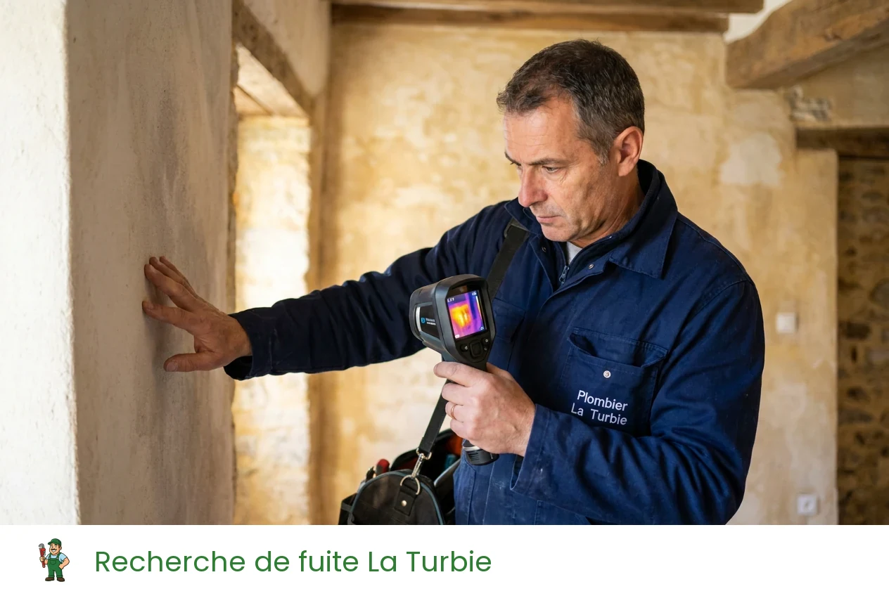 Recherche de fuite à La Turbie