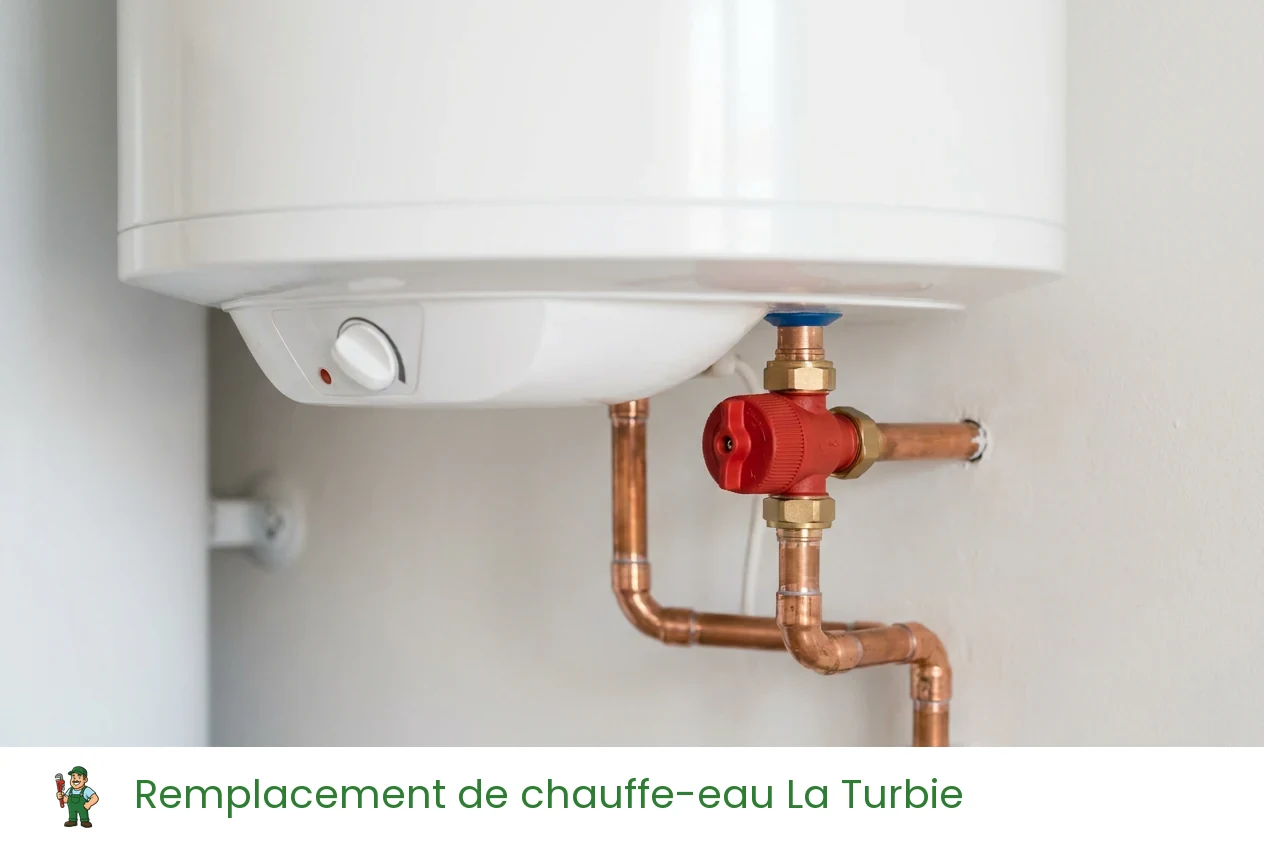 Remplacement de chauffe-eau à La Turbie