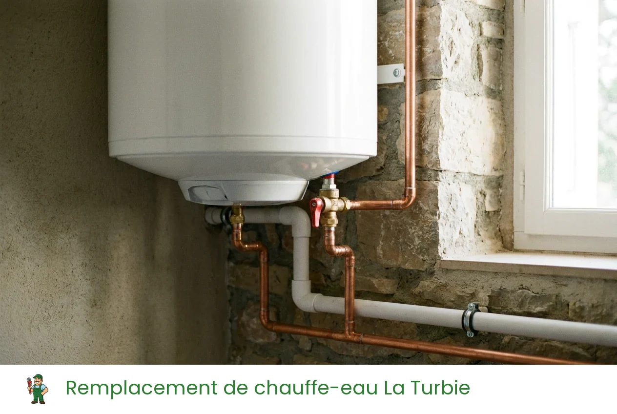 Remplacement de chauffe-eau à La Turbie
