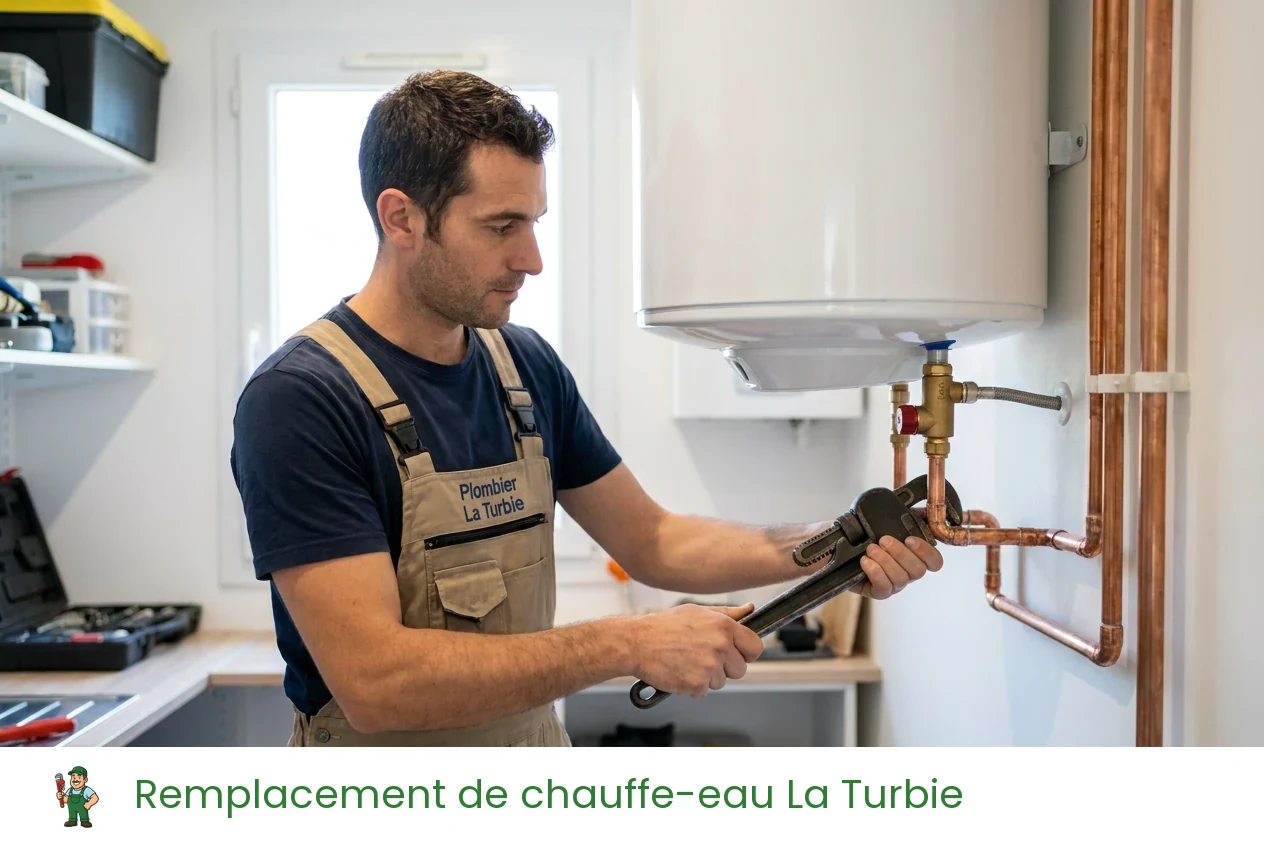 Remplacement de chauffe-eau à La Turbie