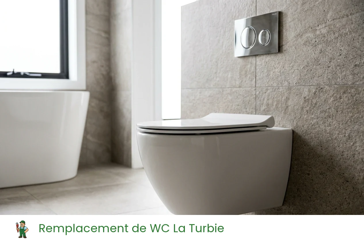 Remplacement de WC à La Turbie